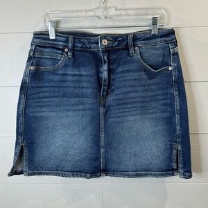 Kancan Women's Mini Denim Blue Skirt Size 29
